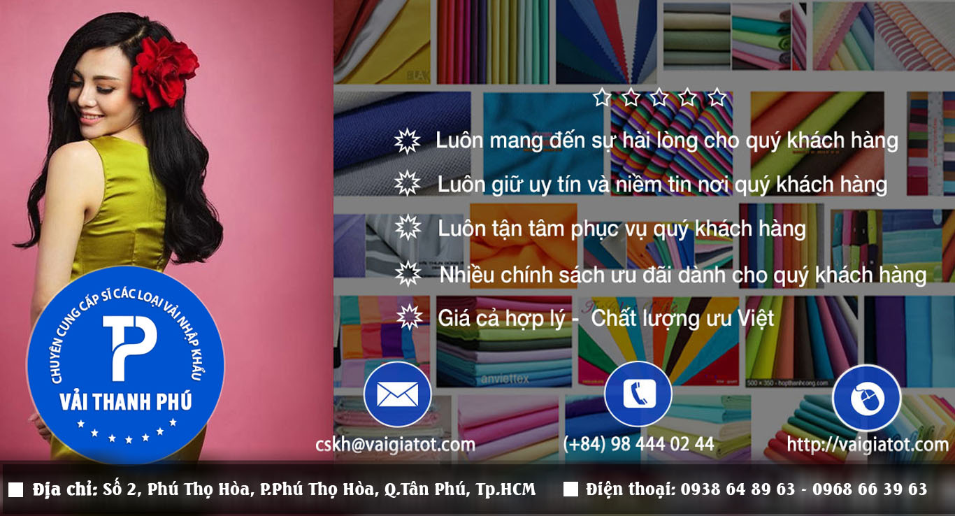 Vải Thanh Phú - Cung cấp các loại vải nhập khẩu