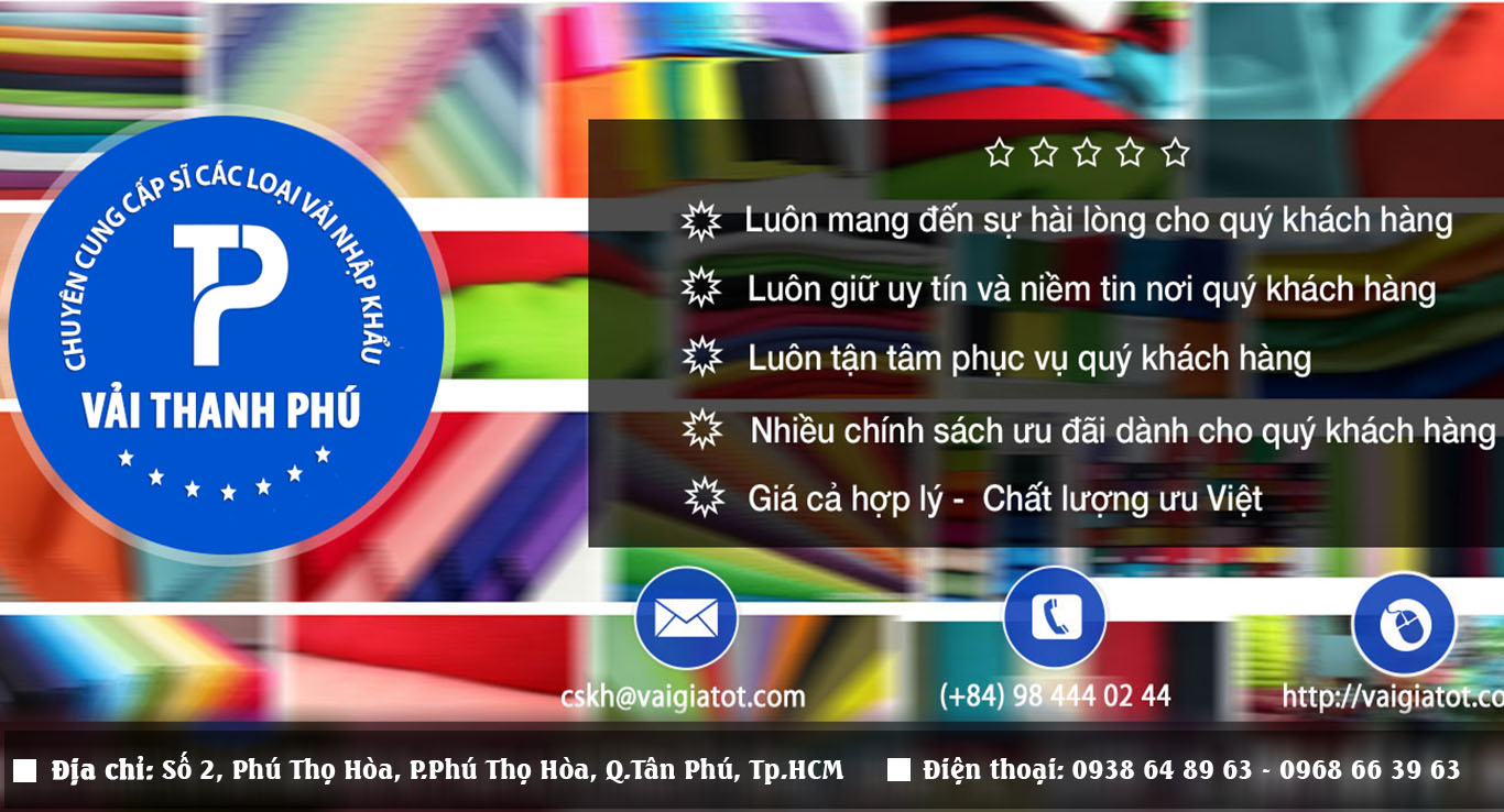 Vai Thanh Phú Phân phối lẻ và sĩ 3 tại Tp.HCM